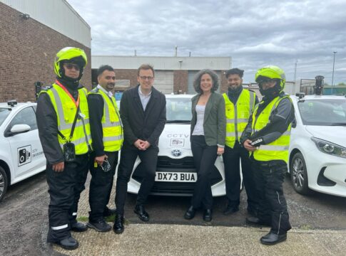 Greener Ealing takes over parking enforcement with Councillor Peter Mason and Councillor Deirdre Costigan. Photo: Ealing Council