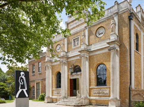 Julian Opie's Curly Hair at Pitzhanger Manor. Photo: Pitzhanger Manor
