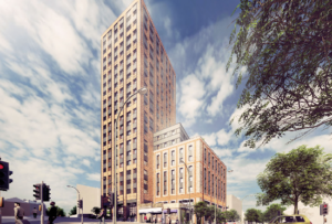 Previous Hastings Road proposal. CGI Image: Tide Construction