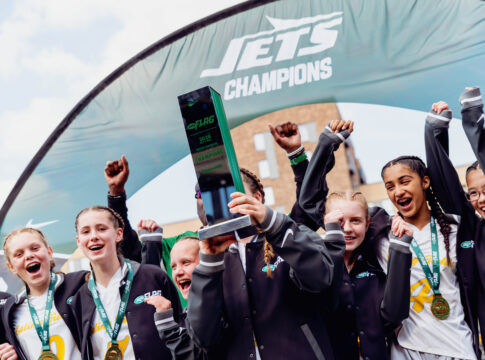 Ealing Fields win Jets NFL Flag. Photo: NFL Flag