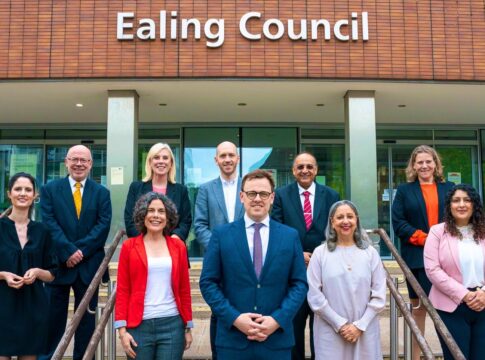 Ealing Council cabinet. Photo: Ealing Council