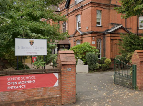St Benedict's School. Photo: Google Maps