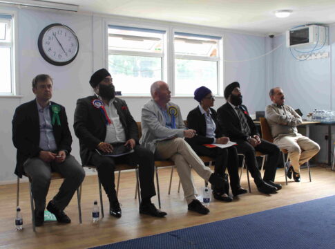 Ealing Southall hustings. Photo: Shaheena Uddin