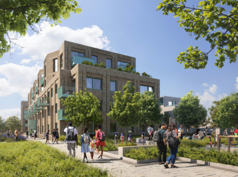 Northolt Grange development. CGI Image: HOK