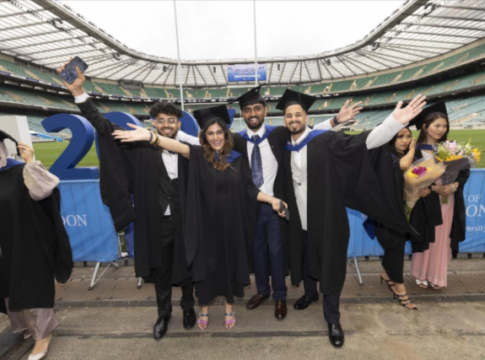 University of West London graduands. Photo: University of West London