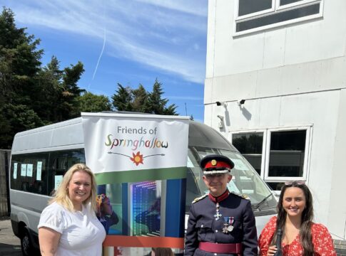 New minibus for Springhallow Post 16. Photo: Springhallow Post 16