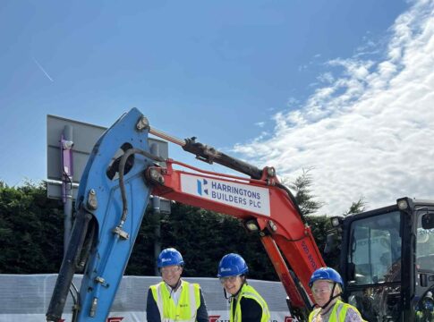 Groundbreaking ceremony at Northolt High School with Mayor of Ealing, Councillor Yvonne Johnson. Photo: Northolt High School
