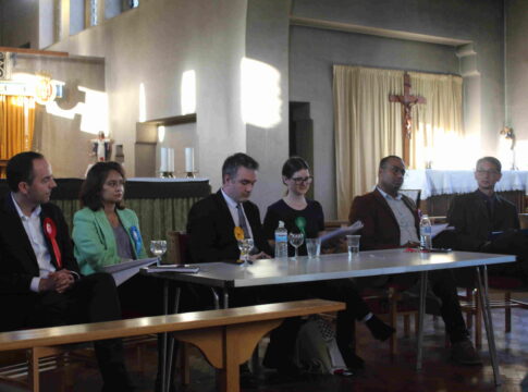 Ealing North hustings. Photo: Shaheena Uddin