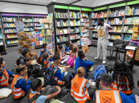 Primary school children from Ealing have taken part in storytelling sessions. Photo: British Land