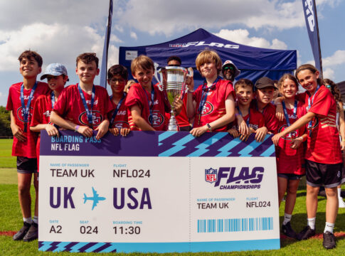 Little Ealing Primary School win NFL Flag National Championship. Photo: NFL