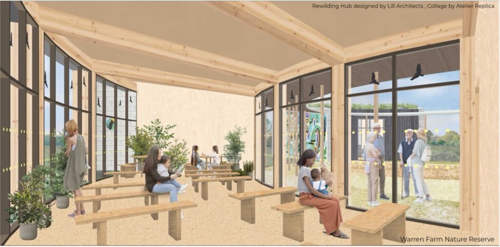 Warren Farm building concept. Image: Lill Architects