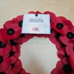 Remembrance Sunday wreath. Photo: Gary Malcolm
