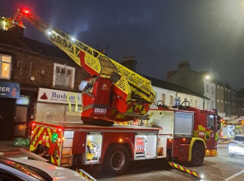 Firefighters attend Boston Road blaze. Photo: London Fire Brigade
