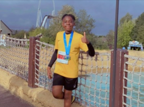 Raphael Chiwandire at Alton Towers 5k run
