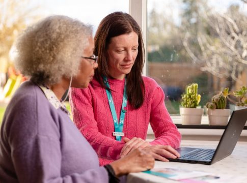 Dementia UK's Admiral Nurse offering help and su