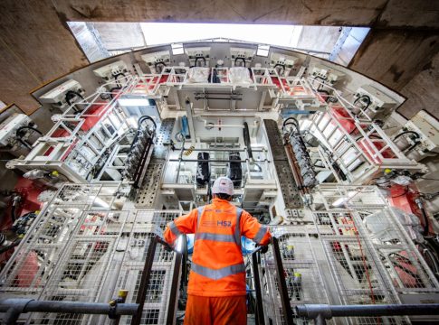 TBM Karen being assembled at Old Oak Common. Photo: HS2