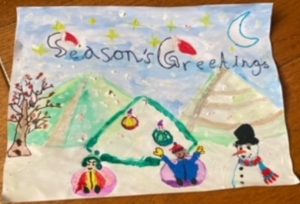 Marcel design for Ealing Council Christmas card 2024.