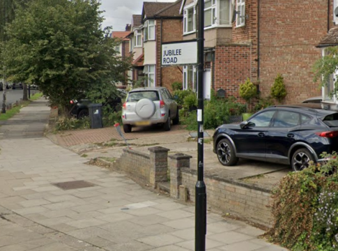 Jubilee Road in Perivale. Photo: Google Msps