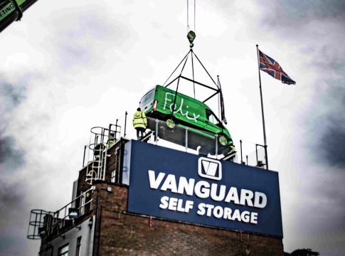 Vanguard Self Storage raising awareness of The Felix Project. Photo: The Felix Project