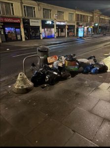 Fly-tipping in Southall. Photo: Angela Fonso