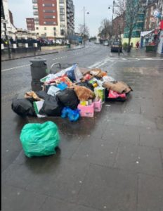 Fly-tipping in Southall. Photo: Angela Fonso