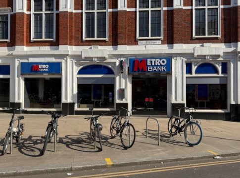 Metro Bank in Ealing Broadway. Photo: EALING.NEWS