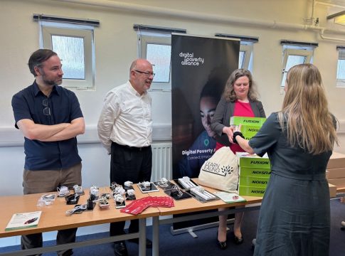 Digital devices donated to Ealing residents. Photo: Digital Poverty Alliance