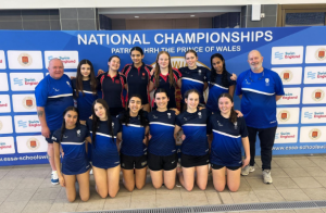 NHEHS coaches Rob Bent and Claudio Palumbo with the U18 team. Photo: Notting Hill & Ealing High School