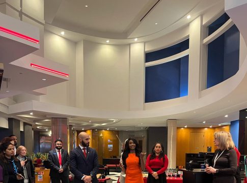 Chisola Chitambala at Metro Bank in Ealing Broadway. Photo: Emily Bunder / EALING.NEWS