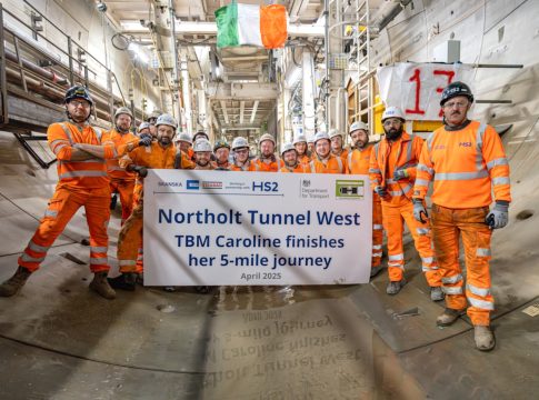 HS2 tunnelling machine completes 5-mile drive under the capital. Photo: HS2