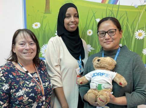 Ealing Hospital’s Paediatric Diabetes Team. Photo: LNWH