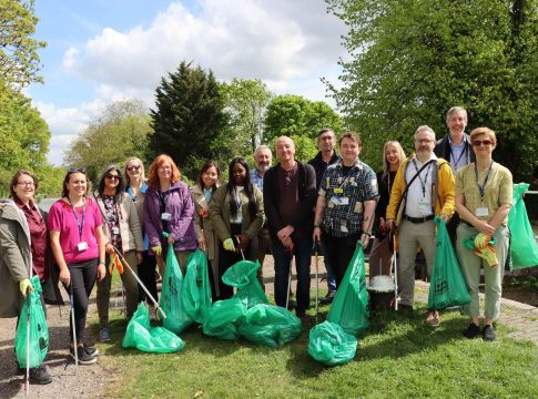 West London NHS Trust marks Earth Day. Photo: West London NHS Trust