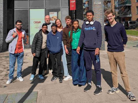 Mahaba Cafe and Team. Photo: Mahaba Cafe