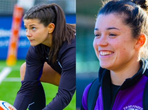 Lisa Thomson and Caity Mattinson. Photo: Ealing Trailfinders