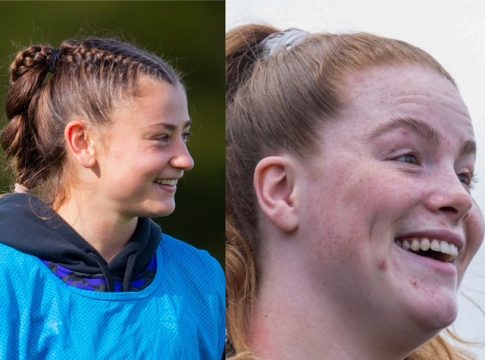 Ella Amory and Amanda McQuade. Photo: Ealing Trailfinders