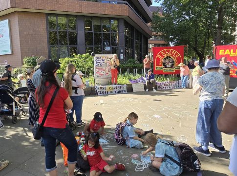 Campaign to save Ealing children's centres. Photo: Save Ealing Children’s Centres
