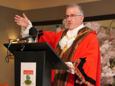 Councillor Anthony Kelly, Mayor of Ealing. Photo: Ealing Council.
