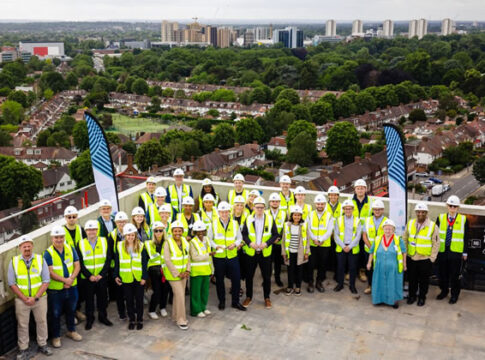 Brook House topping out. Photo: L&Q