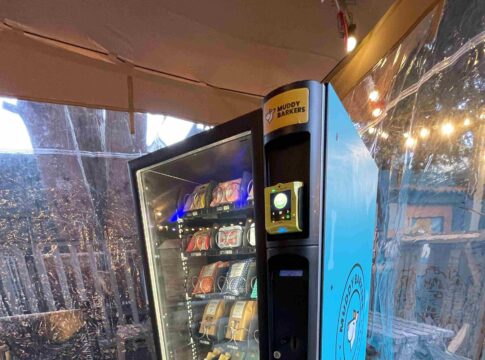 Vending machine for dogs. Photo: Muddy Barkers