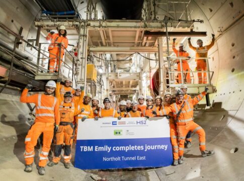 TBM Emily completes journey. Photo: HS2