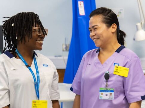 New uniforms for LNWH staff. Photo: LNWH