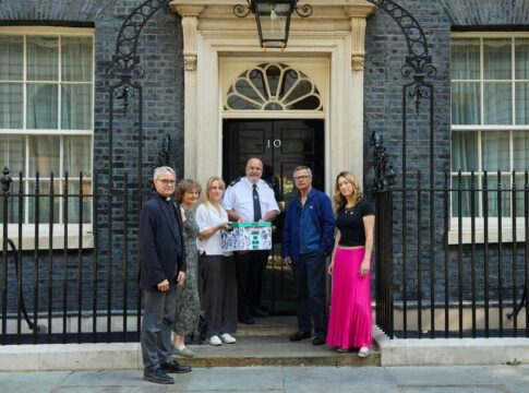 Letters delivered to Number 10. Photo: REAL Change