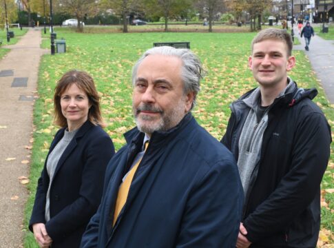 (L-R) Mandy Lurie, Francesco Fruzza and Adam Keenan.