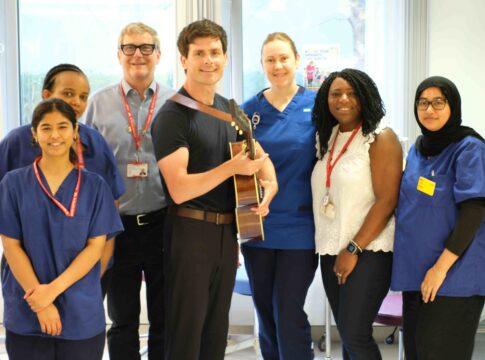 Tom Speight at St Mark's Hospital in Park Royal. Photo: LNWH