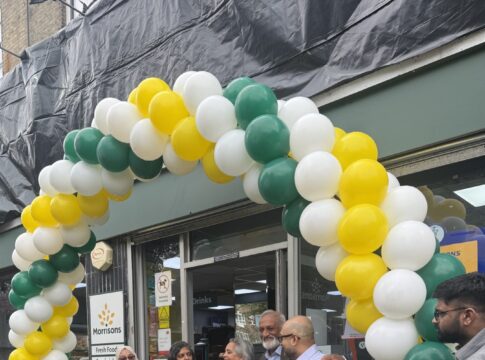 Dr Rupa Huq opens Morrisons Daily in Acton Vale. Photo: Dr Rupa Huq