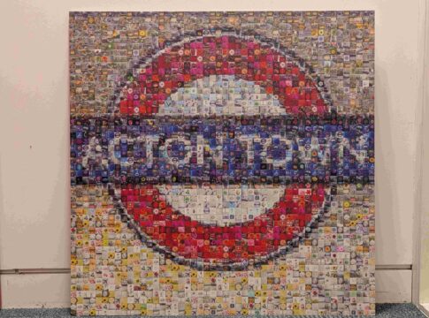 Robert Bullmore photocollage of Acton Town gardens. Photo: Transport for London