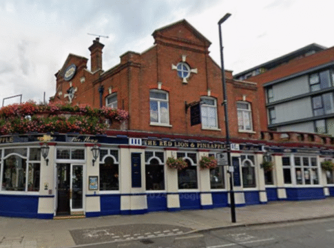 Red Lion & Pineapple Acton. Photo: Google Maps