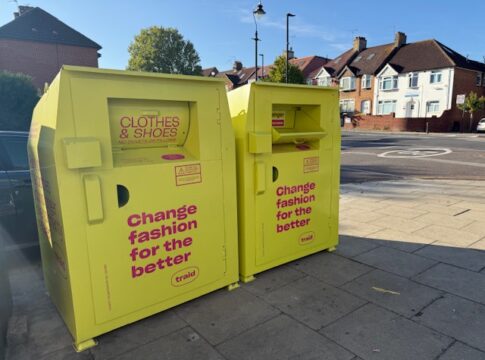 Traid clothing bank. Photo: EALING.NEWS