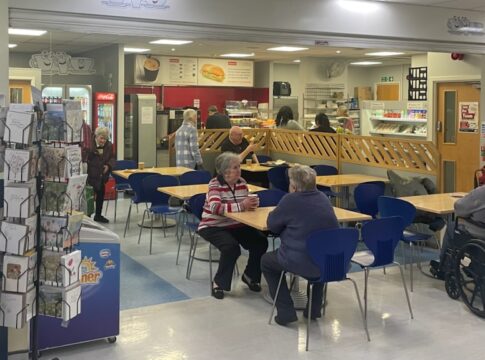 Friends Cafe at Ealing Hospital. Photo: LNWH
