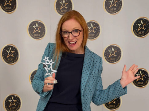 Laura Cross wins award. Photo: Laura Cross